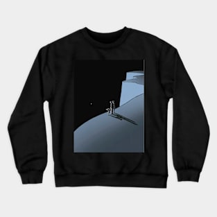 guy billout dark Crewneck Sweatshirt